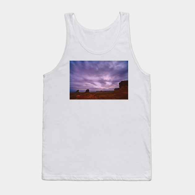 Monument Valley and Clouds4 Tank Top by StonePics